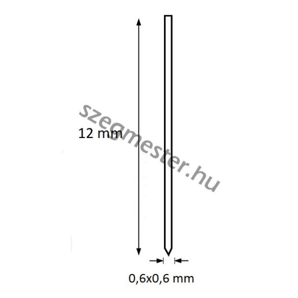 Mini-pin szeg 12mm (20.000db)