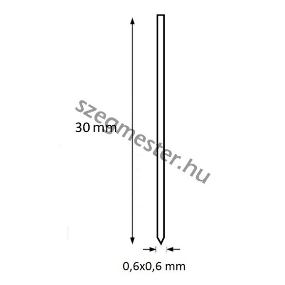 Mini-pin szeg 30mm (13.000db)