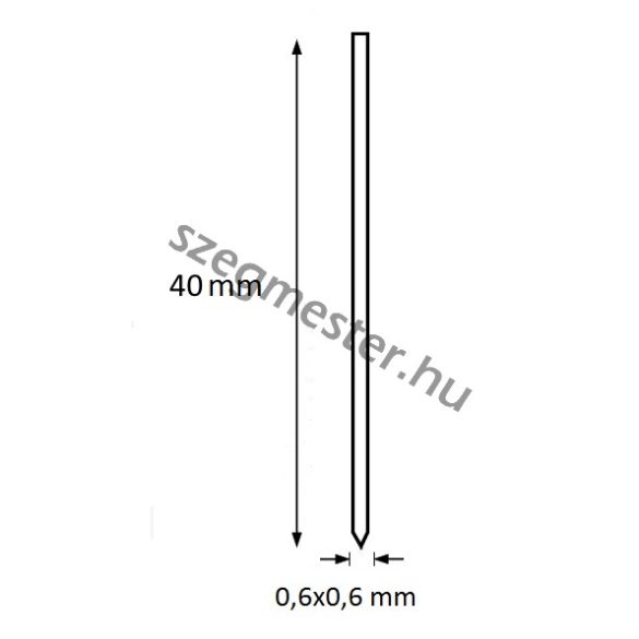 Mini-pin szeg 40mm (13.000db)