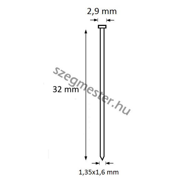 TIP szeg 32mm (2500db)