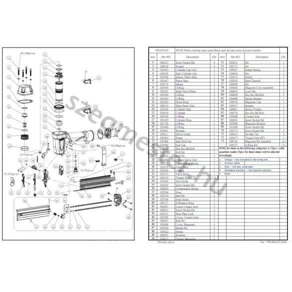 Everwin FN1850 Ti-Pin szegező