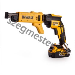   DeWALT DCF620P2K akkus gipszkarton csavarozó + adagoló előtét