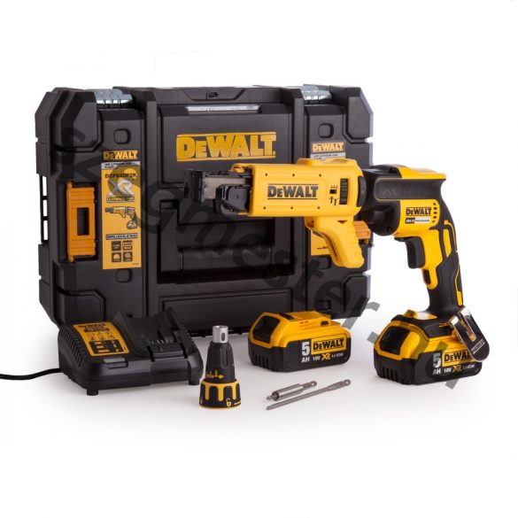 DeWALT DCF620P2K akkus gipszkarton csavarozó + adagoló előtét