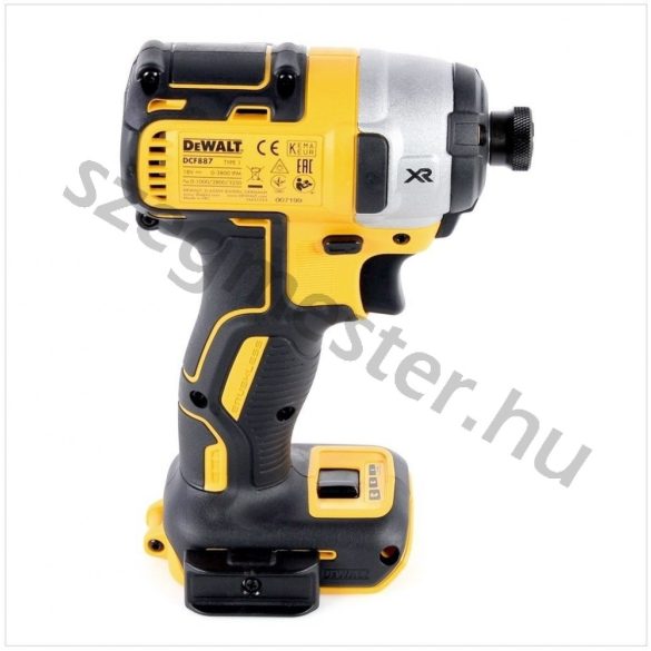 DeWalt DCF887NT akkus ütvecsavarozó (1/4") csak géptest kofferben