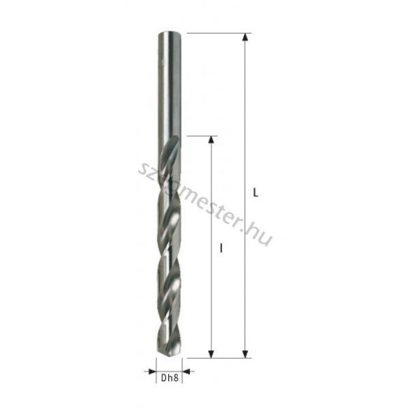 Abraboro Fémfúró szár 10,5x133/87mm