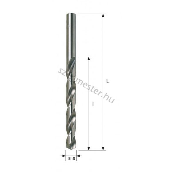 Abraboro Fémfúró szár 4,0x75/43mm