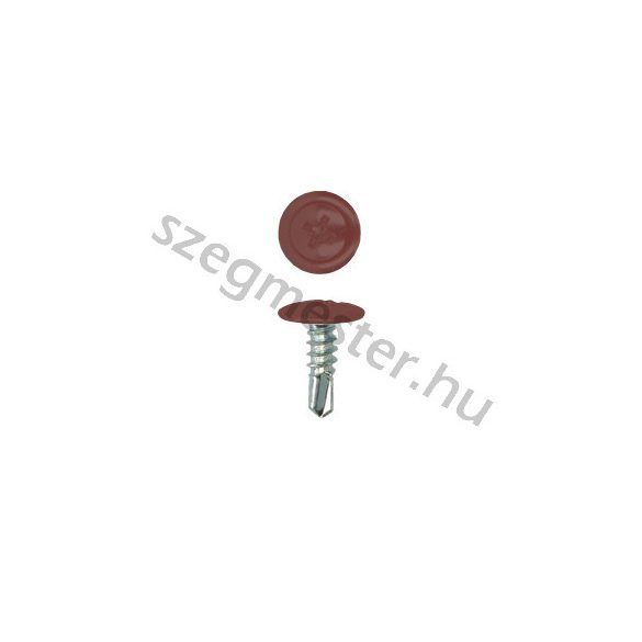 Laposfejű lemezcsavar (Opelcsavar) 4,2x13mm, önfúró, RAL3009