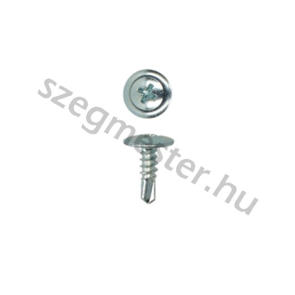 Laposfejű lemezcsavar (Opelcsavar) 4,2x13mm, önfúró, horganyzott