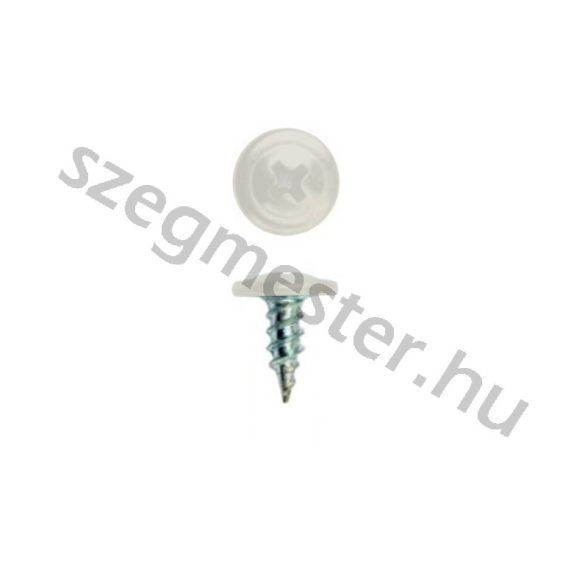 Laposfejű lemezcsavar (Opelcsavar) 4,2x14mm, önmetsző, RAL9002