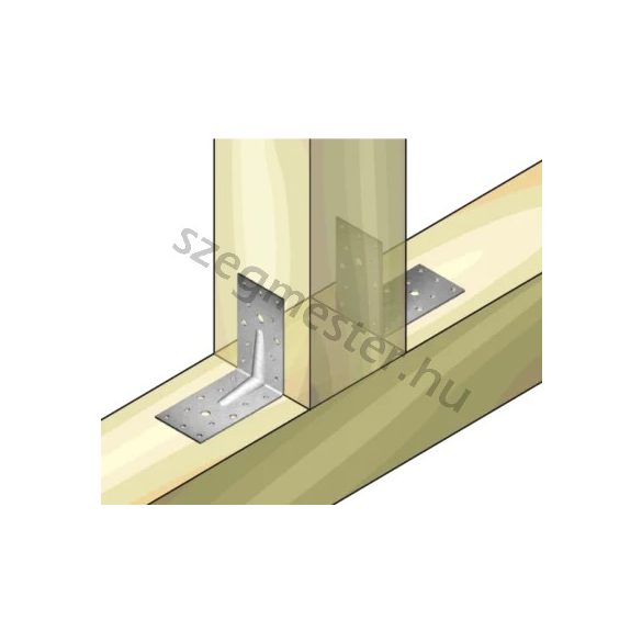 Sarokvas erősített 105x105x90x3,0